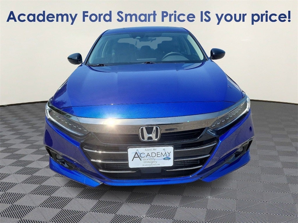 Used 2021 Honda Accord Sport SE with VIN 1HGCV1F40MA071991 for sale in Laurel, MD